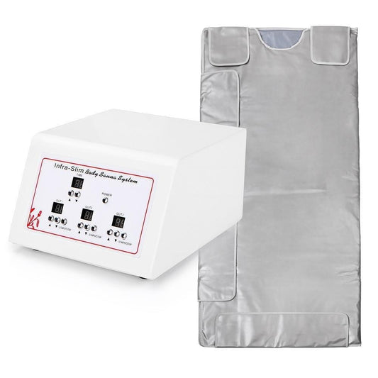 3 Zone Far Infrared FIR Sauna Slimming Blanket Weight Lose Spa Detox Anti-aging Fat Reduce Machine Spa - CSTrueBeauty