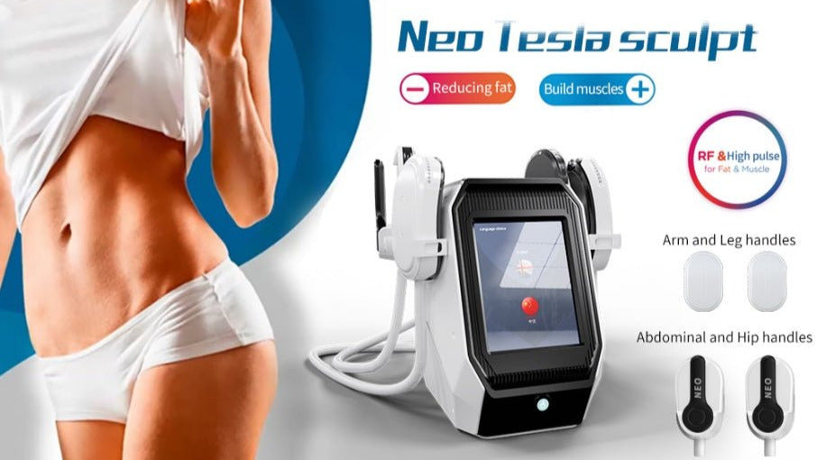 4 Handles Ems Slim Neo Rf Muscle Sculpting Machine for Muscle Stimulate Fat Removal Build Muscle emslim Machine - CSTrueBeauty