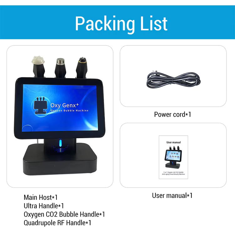 3-in-1 CO2 Oxygen Facial Machine for Skin Rejuvenation | CSTRUEBEAUTY