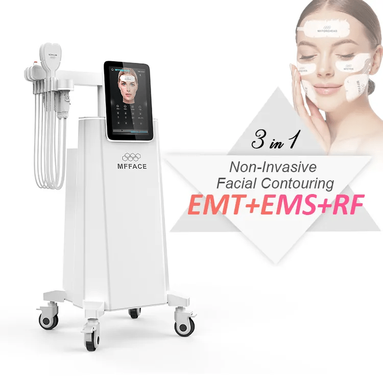 Non-Invasive Pe Face Lifting System MFFACE Magnetic Peface 5 Pads Wrinkle Removal Facial Firming Cheeks Tightening Machine - CSTrueBeauty