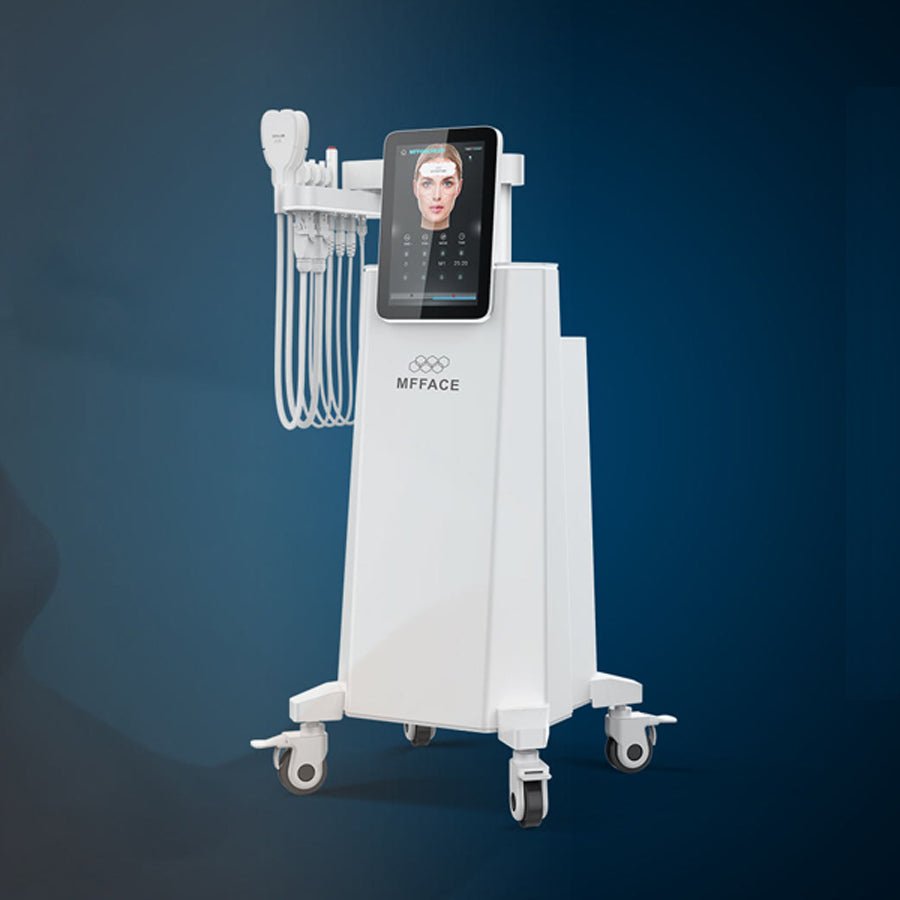 Non-Invasive Pe Face Lifting System MFFACE Magnetic Peface 5 Pads Wrinkle Removal Facial Firming Cheeks Tightening Machine - CSTrueBeauty