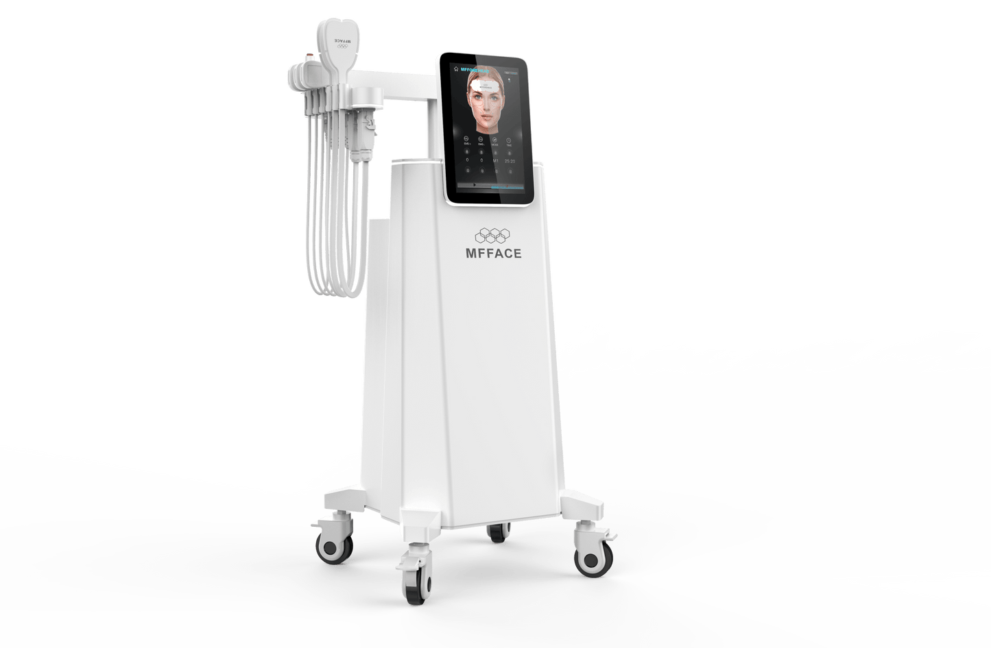 Non-Invasive Pe Face Lifting System MFFACE Magnetic Peface 5 Pads Wrinkle Removal Facial Firming Cheeks Tightening Machine - CSTrueBeauty