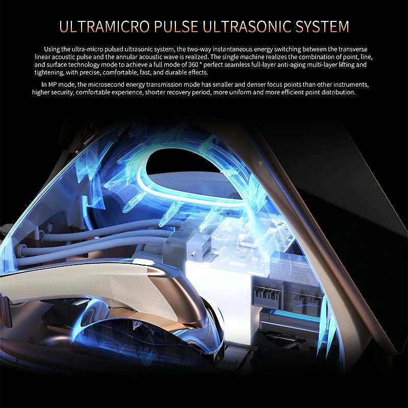 Painless 7D Hifu 9D Hifu TT MPTSTL Machine Device Face Lifting Wrinkle Removal Body Slimming Anti-wrinkle - CSTrueBeauty