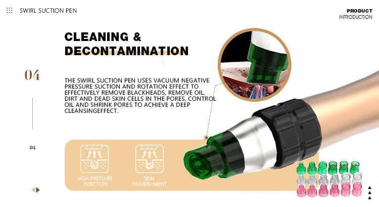Professional 4 - in - 1 Aqua Facial System for Pore Cleansing, Hydration & Brightening - CSTrueBeauty