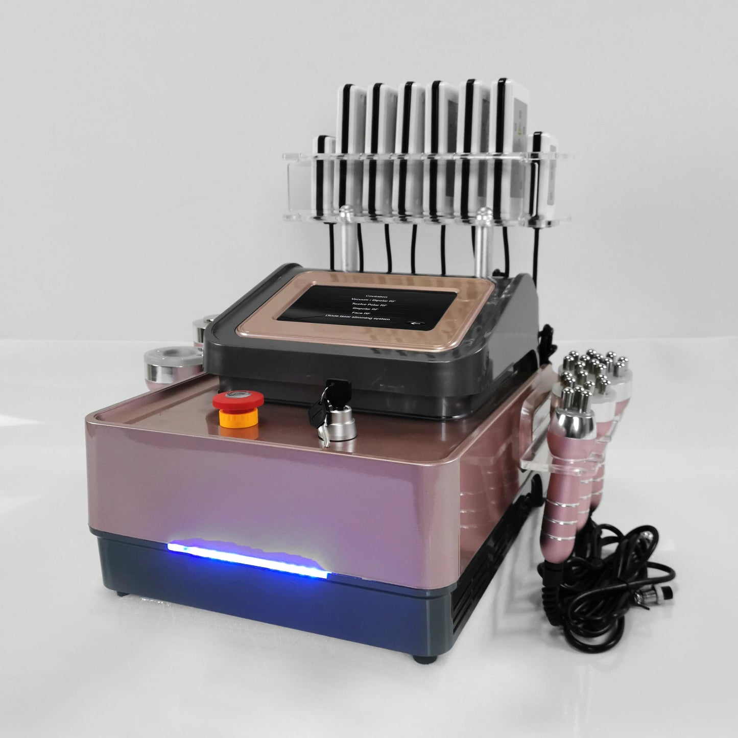 Professional 40k Cavitation Radio Frequency 6 in 1 Ultrasonic Cavitation Digital Frequency Slimming Painless Beauty Machine - CSTrueBeauty