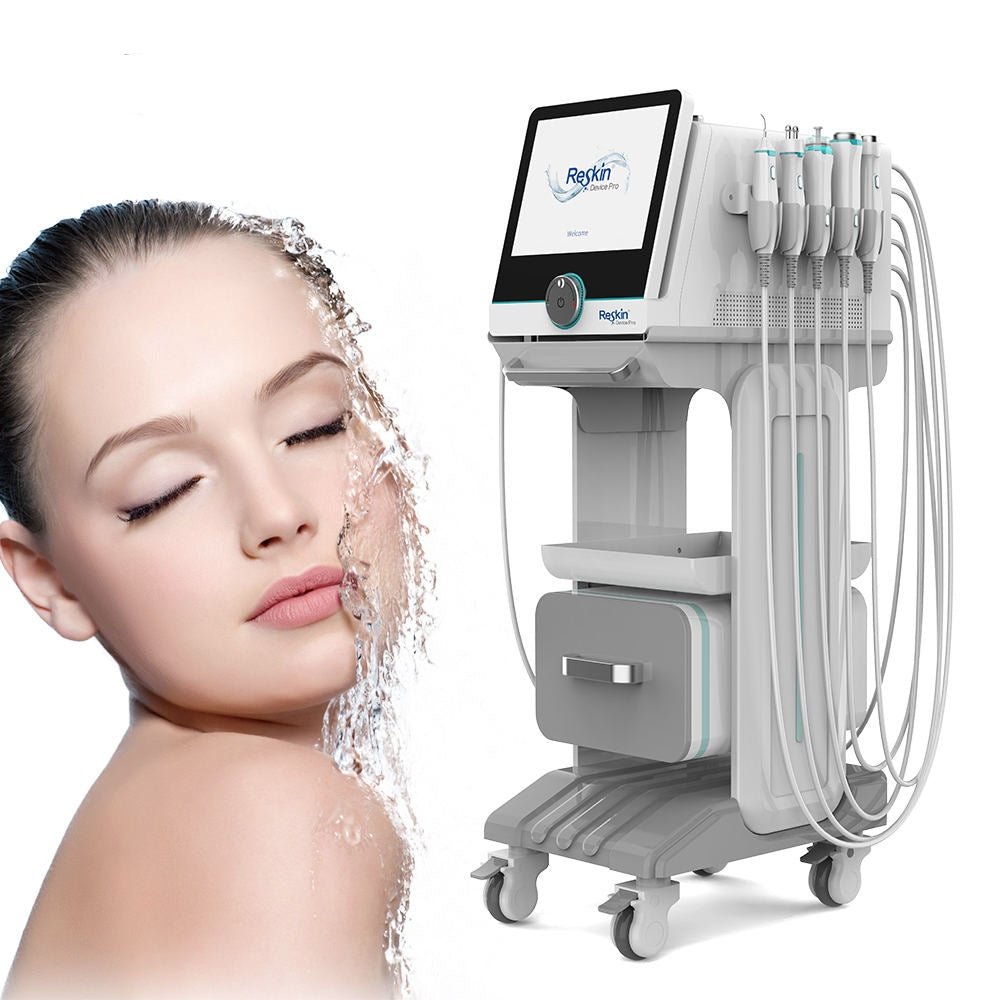 Reskin Pro 6 in 1 Hydro Microdermabrasion Facial Diamond Dermabrasion Hydrafacial Machine - CSTrueBeauty
