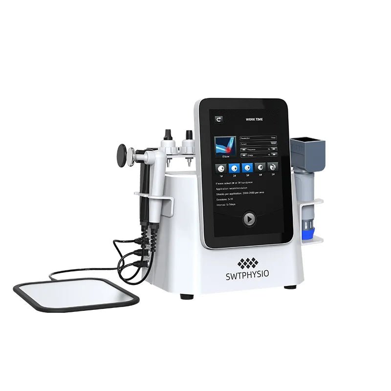 RET CET Tech Physiotherapy Machine Fat Removal Plus Shockwave Therapy with 5 Work Heads Skin Tightening Features - CSTrueBeauty