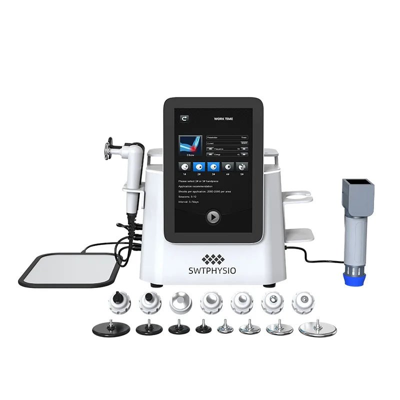 RET CET Tech Physiotherapy Machine Fat Removal Plus Shockwave Therapy with 5 Work Heads Skin Tightening Features - CSTrueBeauty