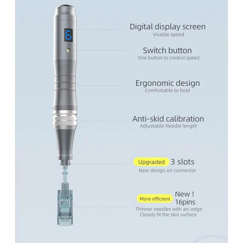 Wireless Electric Microneedle Dermapen Dr.pen M8 Professional Microneedling Therapy System Cartridge Battery Beauty Pen - CSTrueBeauty