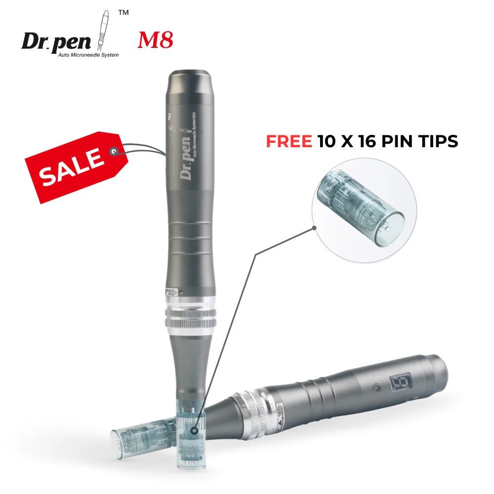 Wireless Electric Microneedle Dermapen Dr.pen M8 Professional Microneedling Therapy System Cartridge Battery Beauty Pen - CSTrueBeauty