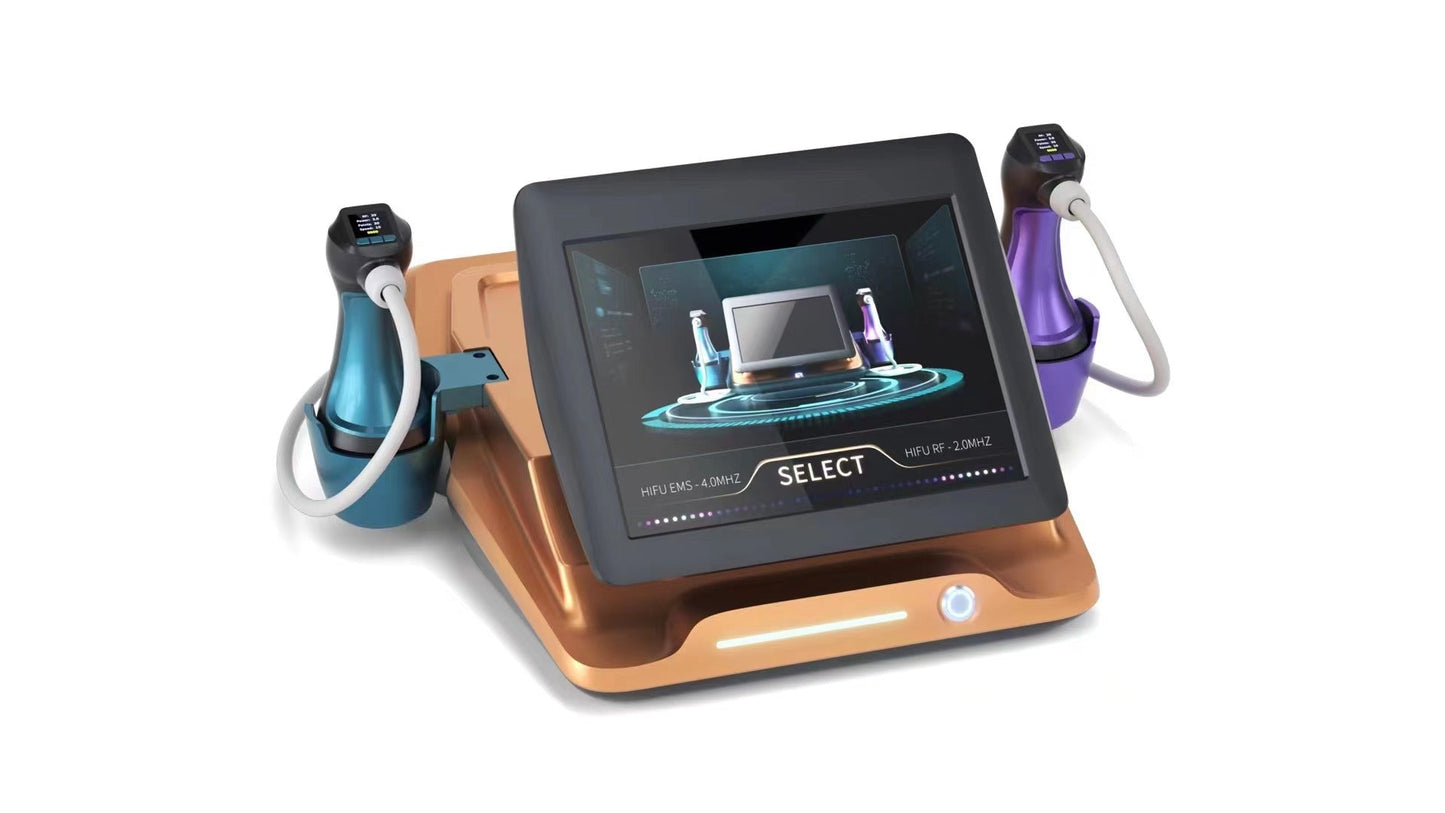 2 in 1 RF EMS Portable Hifu Face and Body Lifting and Firming 12d Hifu Machine - CSTrueBeauty
