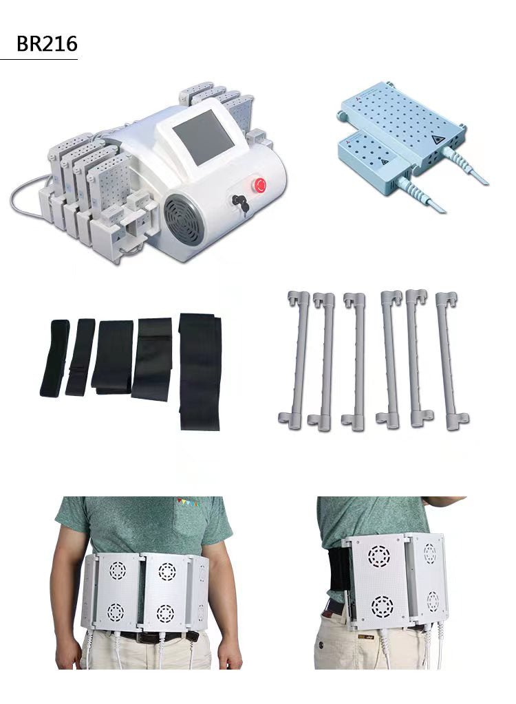 635nm, 660nm, 810nm, 980nm Wavelength Lipolaser Slimming Machine - CSTrueBeauty
