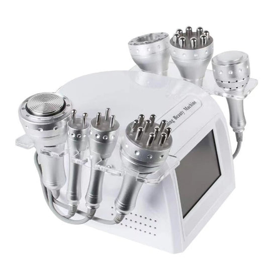 7 in 1 40K Cavitation Machine Vacuum RF Cellulite Removal Body Slimming Beauty Machine With Red Light Each Handle - CSTrueBeauty