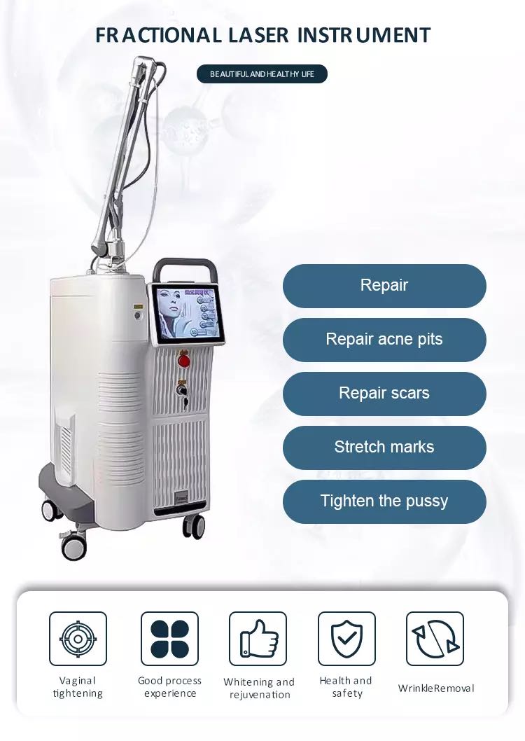 CO2 Laser Machine Scar Remove Vagina Tighten Stretch markets removal Fractional For Face lifting Skin Rejuvenation Treatment - CSTrueBeauty