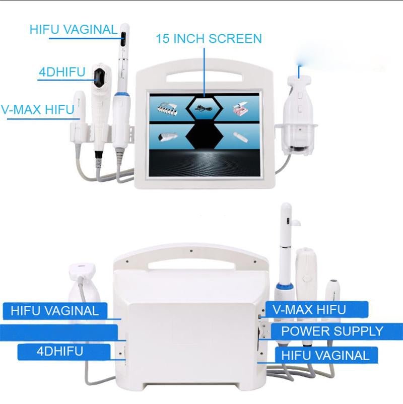 Hifu Skin Tightening Face And Vaginal Microneedle Fractional RF Micro-crystal Mechanical Stimulation Wrinkle Reduction Machine - CSTrueBeauty