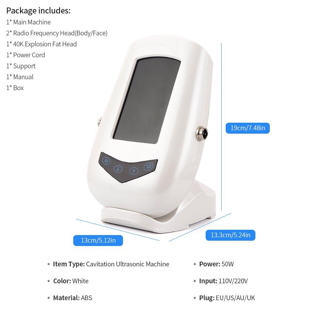 Portable Multipolar RF Slimming Machine 40K Ultrasonic Slimming Machine Blasting Weight Loss Machine Home Use - CSTrueBeauty