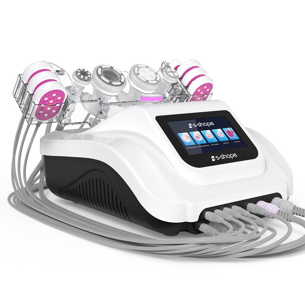 S-Shape Lipolaser Cavitation Cellulite Reduction Ultrasonic 30K Cavitation RF Beauty Equipment - CSTrueBeauty