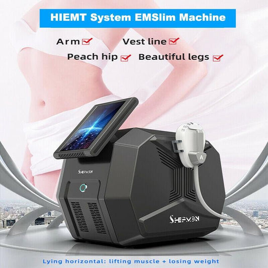 Sculpt EMslim HIEMT Slimming Machine EMS Muscle Stimulator Electromagnetic Fat Burning Body Shaping Sculpting Beauty Equipment - CSTrueBeauty