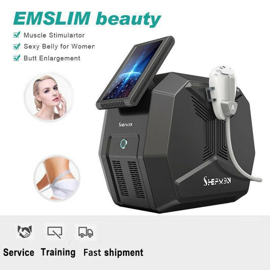 Sculpt EMslim HIEMT Slimming Machine EMS Muscle Stimulator Electromagnetic Fat Burning Body Shaping Sculpting Beauty Equipment - CSTrueBeauty