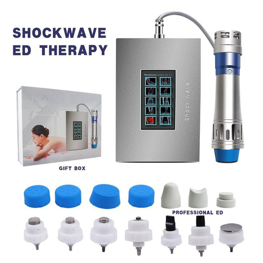 Shockwave Physiotherapy Instrument ED Electromagnetic Extracorporeal Shock Wave Therapy Machine Pain Relief Body Relax Massager - CSTrueBeauty
