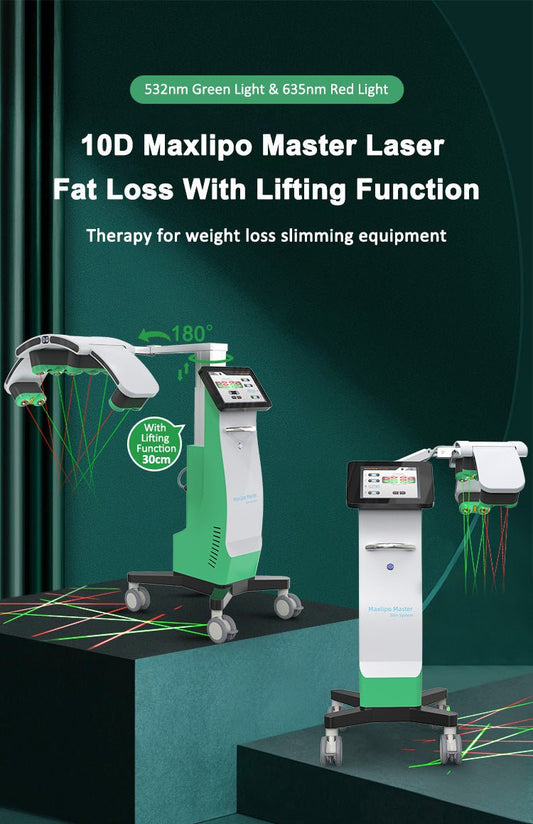 10D Maxlipo Master Laser Fat Loss With Lifting Function Therapy For Weight Loss Slimming Machine - CSTrueBeauty