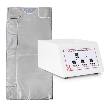 3 Zone Far Infrared FIR Sauna Slimming Blanket Weight Lose Spa Detox Anti-aging Fat Reduce Machine Spa - CSTrueBeauty