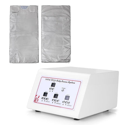 3 Zone Far Infrared FIR Sauna Slimming Blanket Weight Lose Spa Detox Anti-aging Fat Reduce Machine Spa - CSTrueBeauty