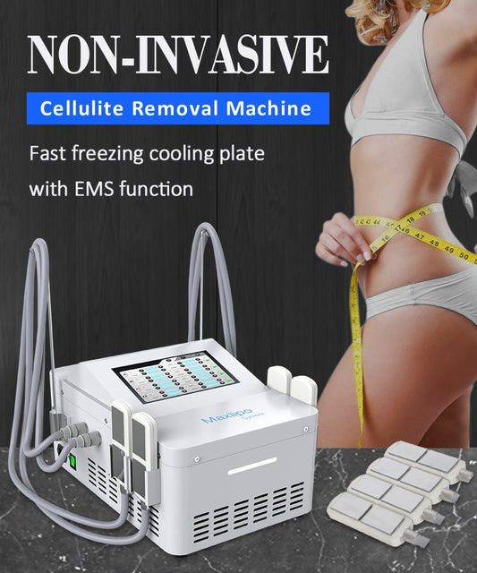 4 - in - 1 Cryo EMS Body Sculpting Machine | Non - Invasive Fat Reduction & Muscle Toning System - CSTrueBeauty