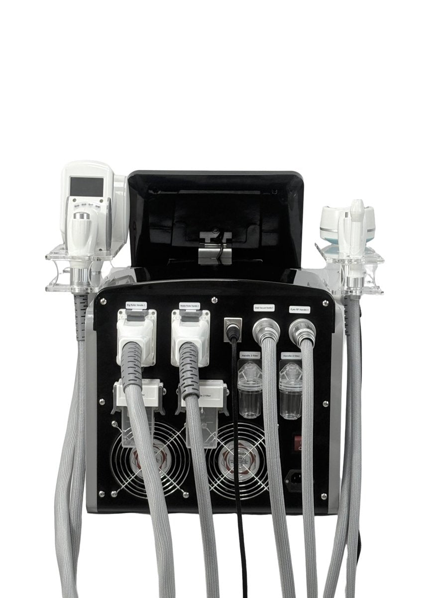 5-in-1 Vacuum RF Body Contouring & Skin Tightening System with Roller Massage, Cavitation & Infrared Therapy - CSTrueBeauty
