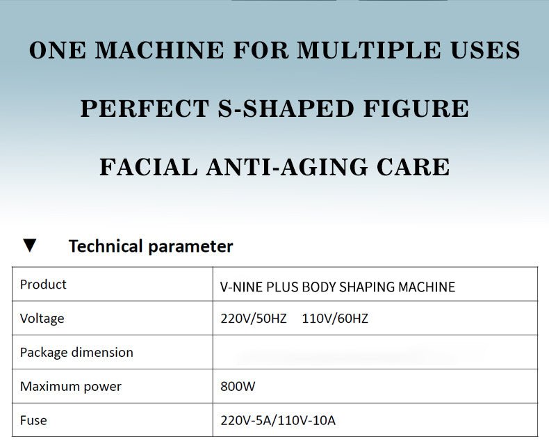 5-in-1 Vacuum RF Body Contouring & Skin Tightening System with Roller Massage, Cavitation & Infrared Therapy - CSTrueBeauty