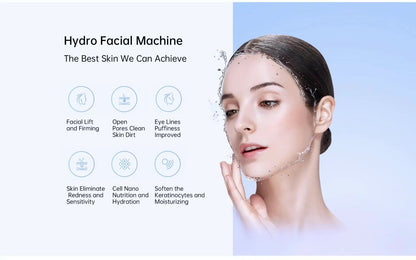 6 - in - 1 Hydro Dermabrasion Facial Machine | Oxygen Skin Rejuvenation & Deep Cleansing System - CSTrueBeauty