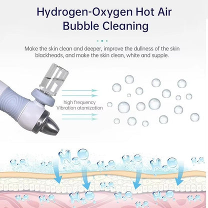 6 - in - 1 Hydro Dermabrasion Facial Machine | Oxygen Skin Rejuvenation & Deep Cleansing System - CSTrueBeauty