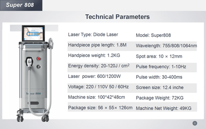 755nm 808nm 1064nm triple wavelength diode laser technology