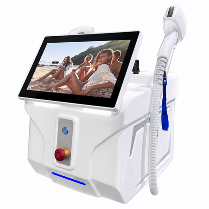 Dual laser handpieces for multifunctional aesthetic equipment