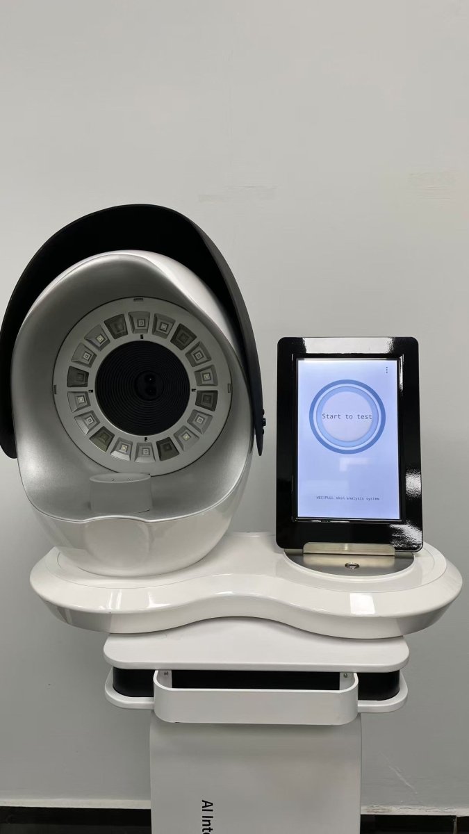 AI Full Face Skin Analysis System | LED Multi - Spectrum Facial Scanner for Professional Skin Diagnosis - CSTrueBeauty