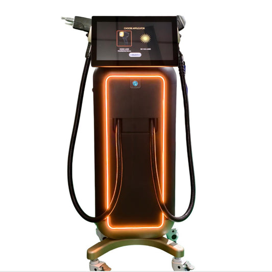 Dual Handle 808nm Diode Laser Hair Removal Machine for Professional Use - CSTrueBeauty