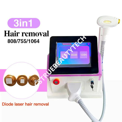 Professional Permanent Hair Remover 808 Diode Laser 808nm Hair Removal Machine - CSTrueBeauty