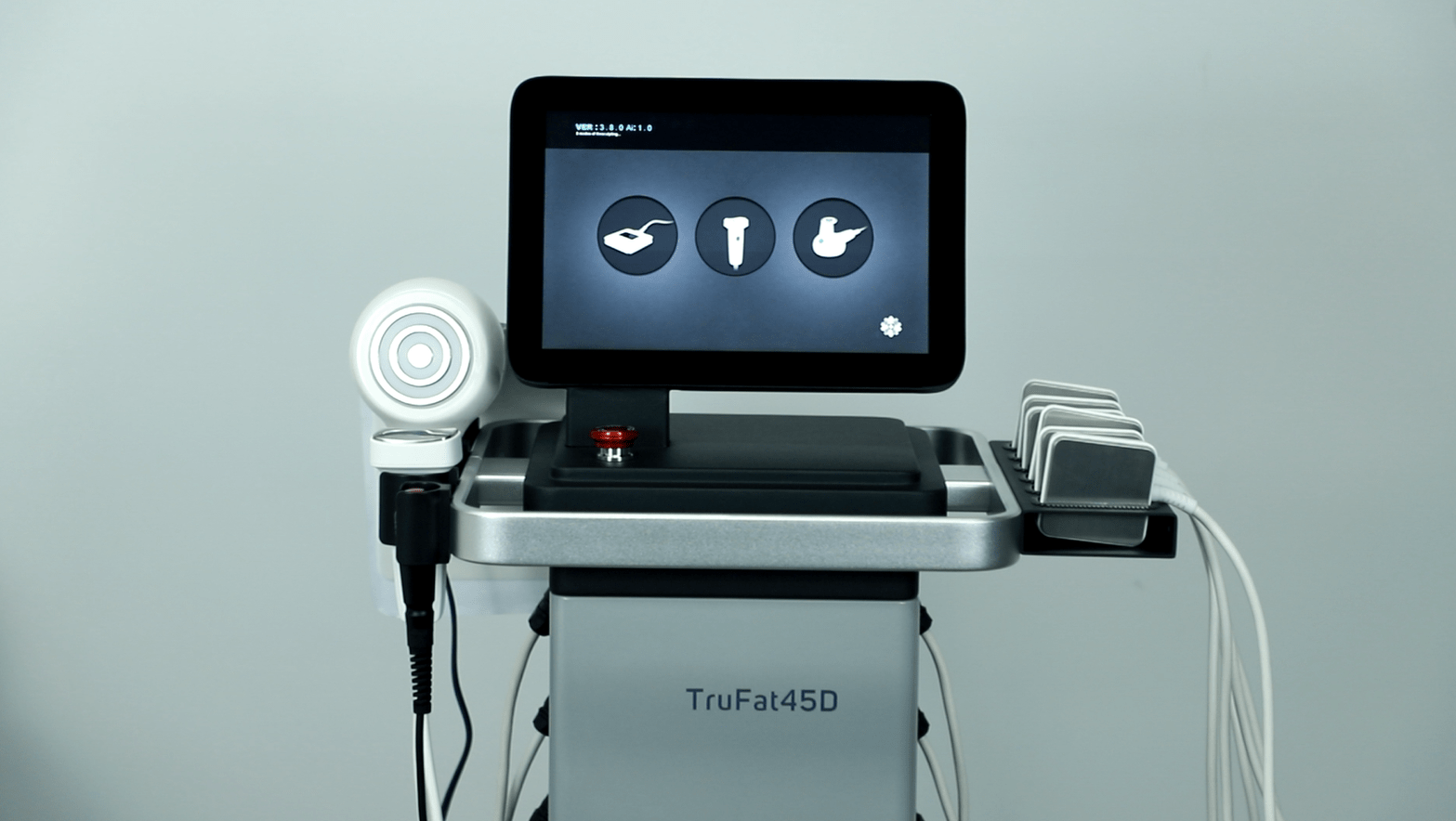 Vertical Radio Frequency Trusculpt RF 2Mhz Heat Fat Dissolving Lose Weight Trufat Body Shaping Machine with 6 Fat Loss Pads - CSTrueBeauty