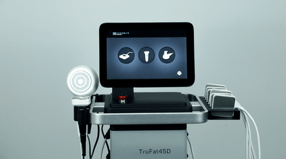 Vertical Radio Frequency Trusculpt RF 2Mhz Heat Fat Dissolving Lose Weight Trufat Body Shaping Machine with 6 Fat Loss Pads - CSTrueBeauty