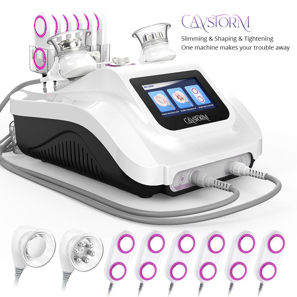 CaVstorm Ultrasonic Cavitation 3.0 Slimmin Microcurrent RF Vacuum Photon Machine - CSTrueBeauty