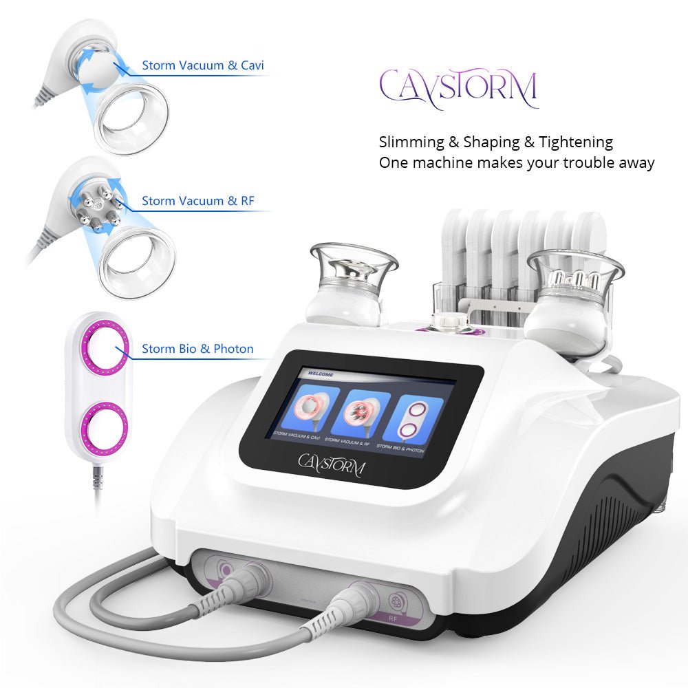 CaVstorm Ultrasonic Cavitation 3.0 Slimmin Microcurrent RF Vacuum Photon Machine - CSTrueBeauty