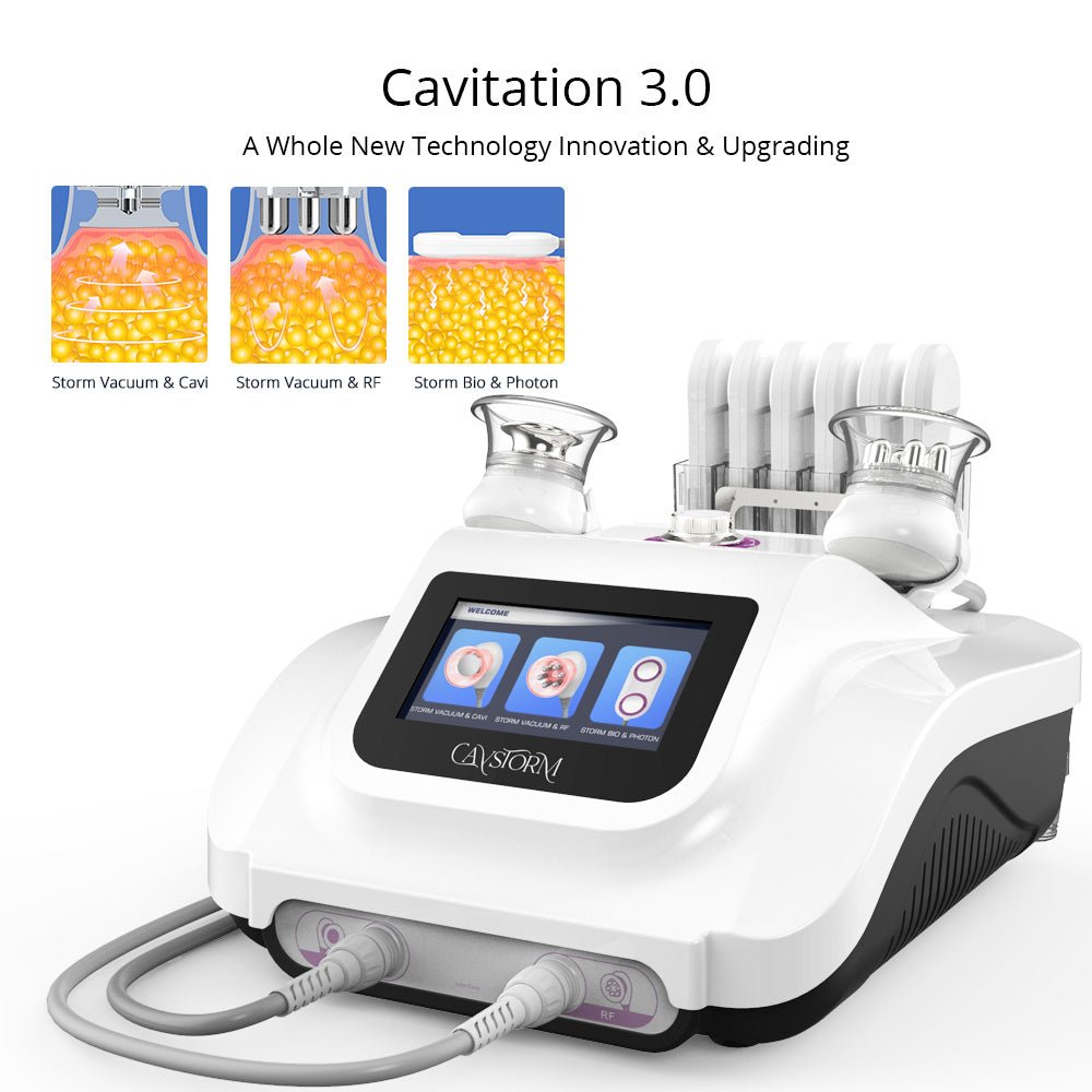 CaVstorm Ultrasonic Cavitation 3.0 Slimmin Microcurrent RF Vacuum Photon Machine - CSTrueBeauty