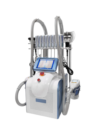 Cryotherapy Physiotherapy Cyro Slimming Cryolipolysys Fat Freeze 360 Angle Treatment Handles skin Rejuvenation Fat Freezing Lipolysis Laser RF Machine - CSTrueBeauty