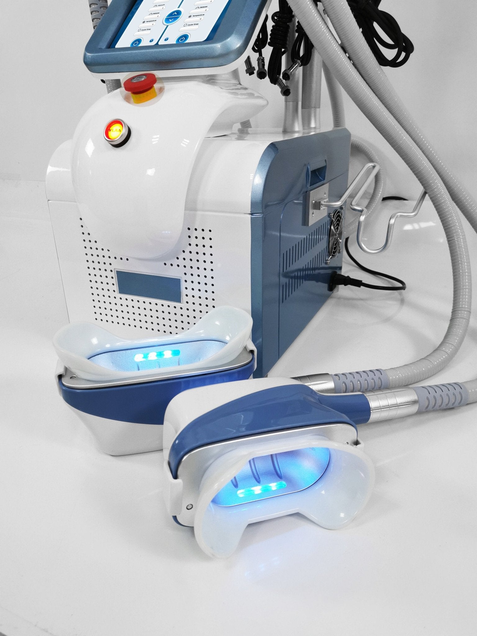Cryotherapy Physiotherapy Cyro Slimming Cryolipolysys Fat Freeze 360 Angle Treatment Handles skin Rejuvenation Fat Freezing Lipolysis Laser RF Machine - CSTrueBeauty