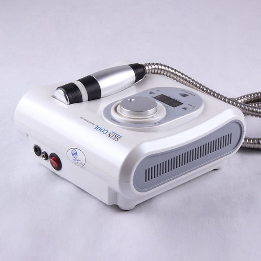 Portable 2 in 1 Cryo Needle Free Electroporation Mesotherapy Hot Cold Hammer Skin cool Facial Anti Aging Skin - CSTrueBeauty